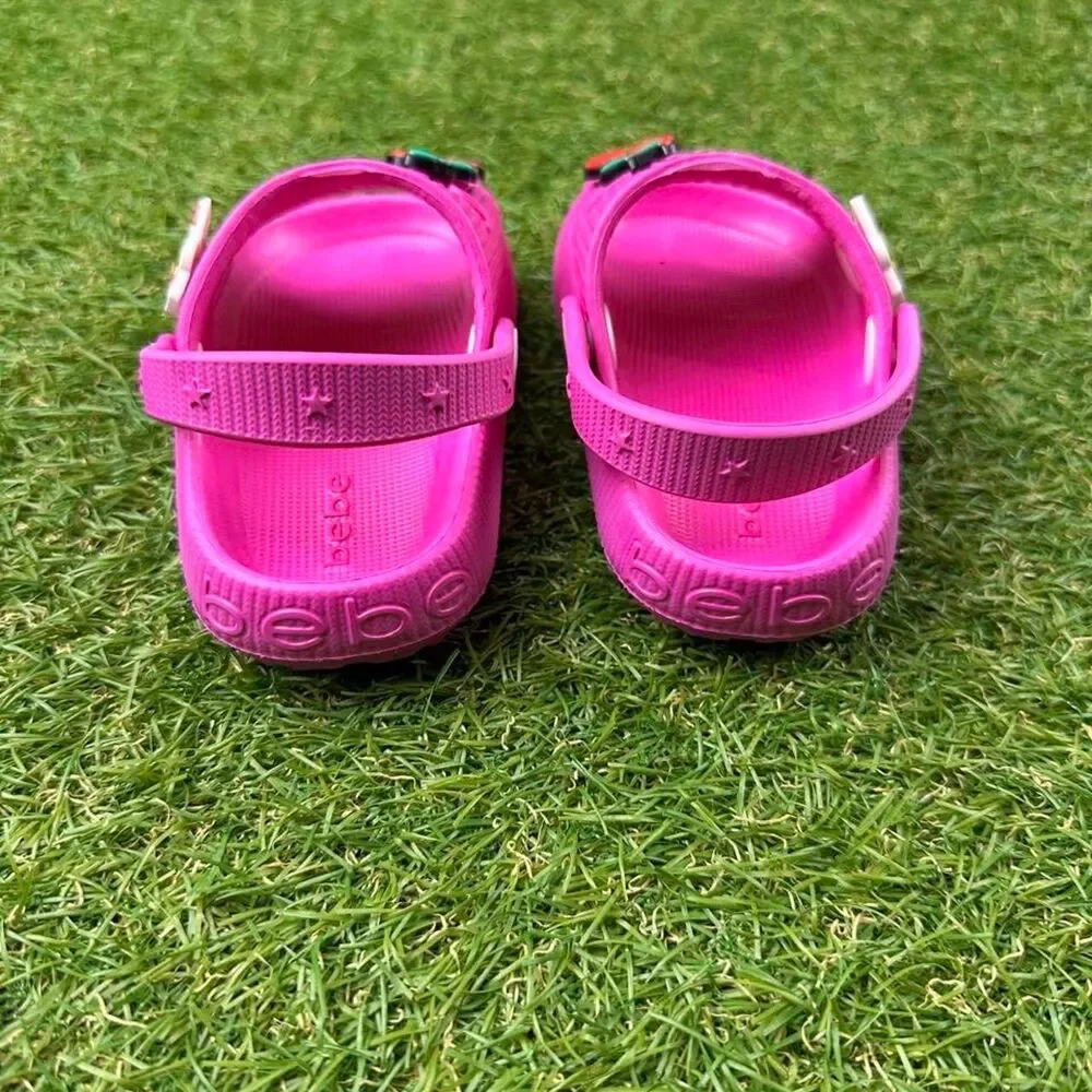 Bebe Women's Pink and Purple Sandals